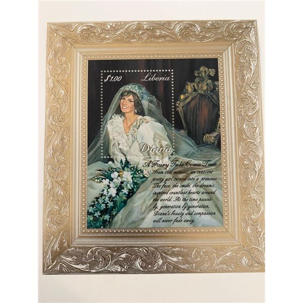 Liberia Princess Diana commemorative stamp
