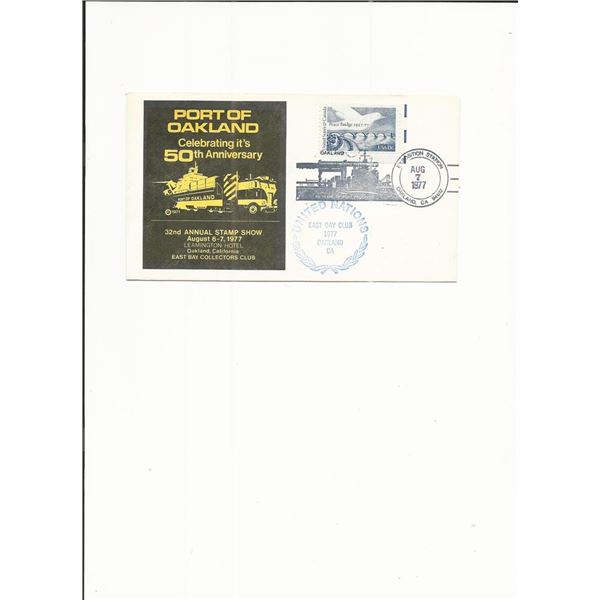Port of Oakland 50th Anniversary - First Day Cover - 1977