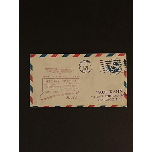 1926 Hartford Connecticut First Day Cover