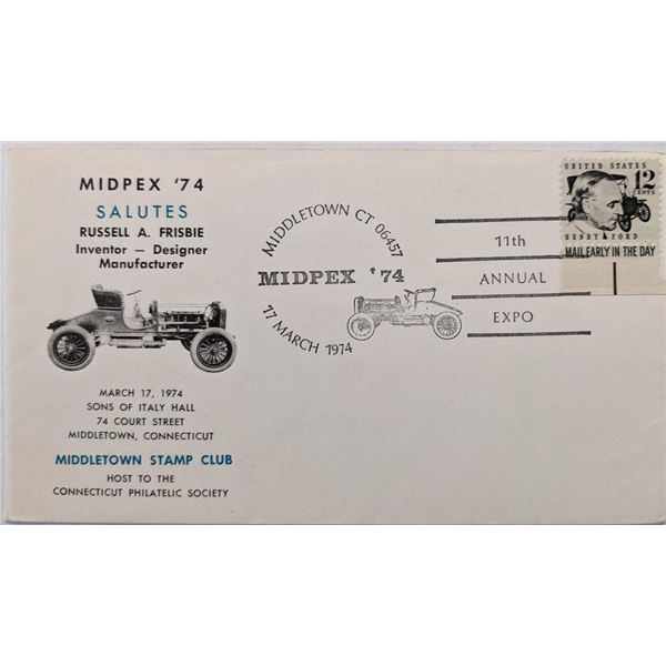 Midpex 74 Salutes Russell A. Frisbie First Day Cover