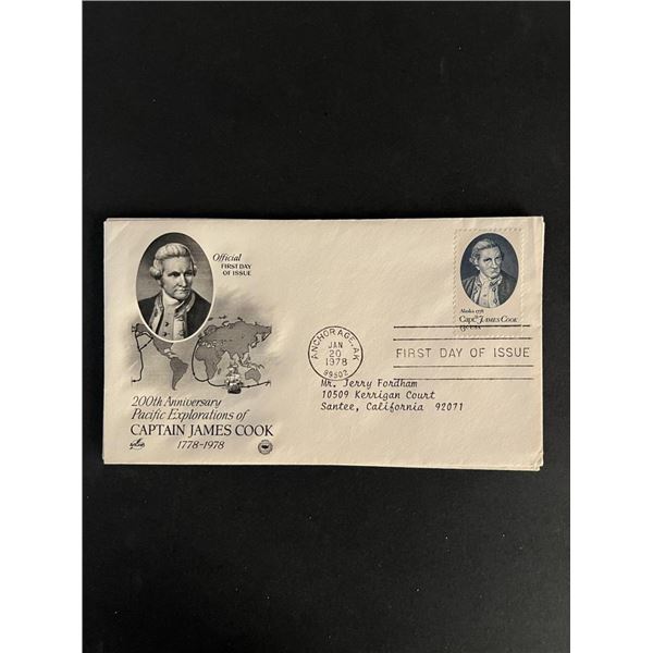 Captain James Cook Pacific Explorations First Day Cover