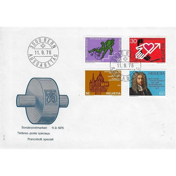 Swiss - First Day Cover - 1975