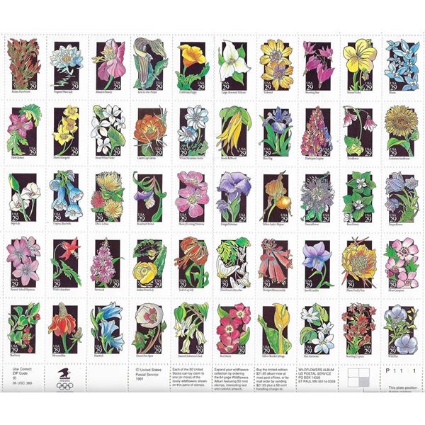 Wildflowers Stamps