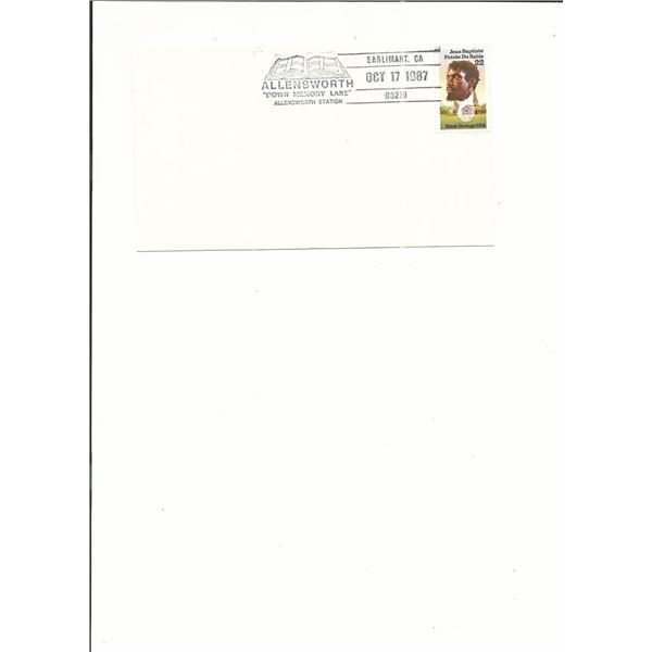Earlimart, CA - Allensworth Station - First Day Cover - 1987