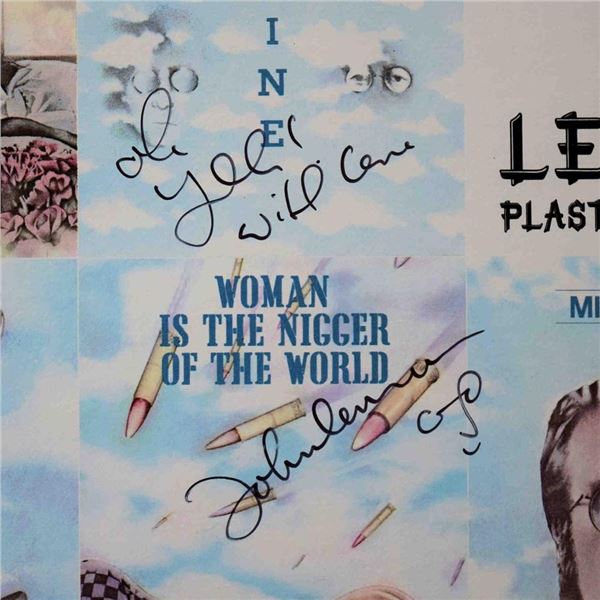 John Lennon Shaved Fish signed album