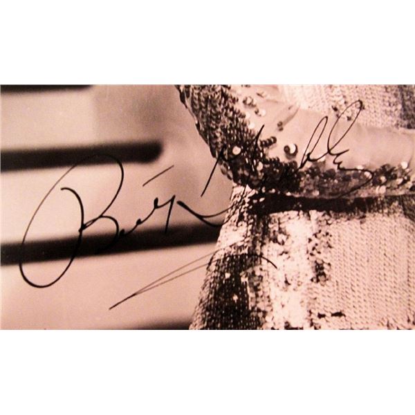 Betty Grable signed portrait photo