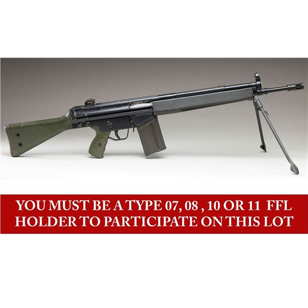 POST 86 DEALER SAMPLE HK G3 FULL AUTO MACHINE GUN.