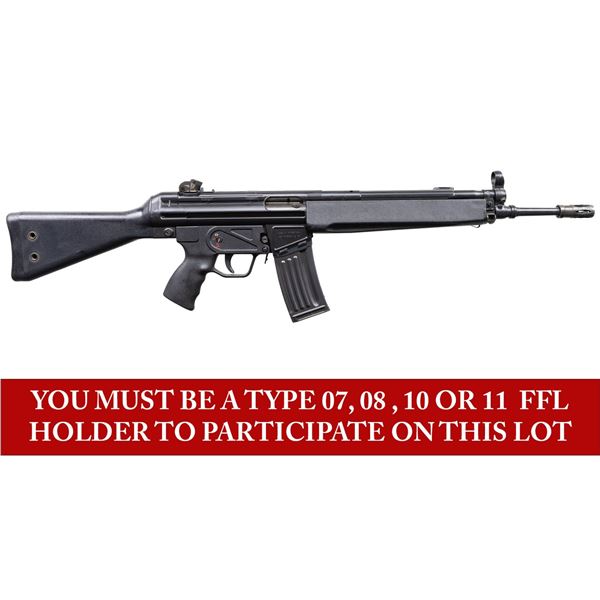 POST 86 DEALER SAMPLE HK 33E MACHINE GUN.