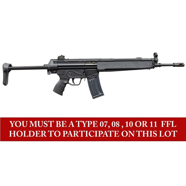 POST 86 DEALER SAMPLE HK 33E MACHINE GUN.