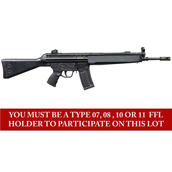 POST 86 DEALER SAMPLE HK 33E MACHINE GUN.