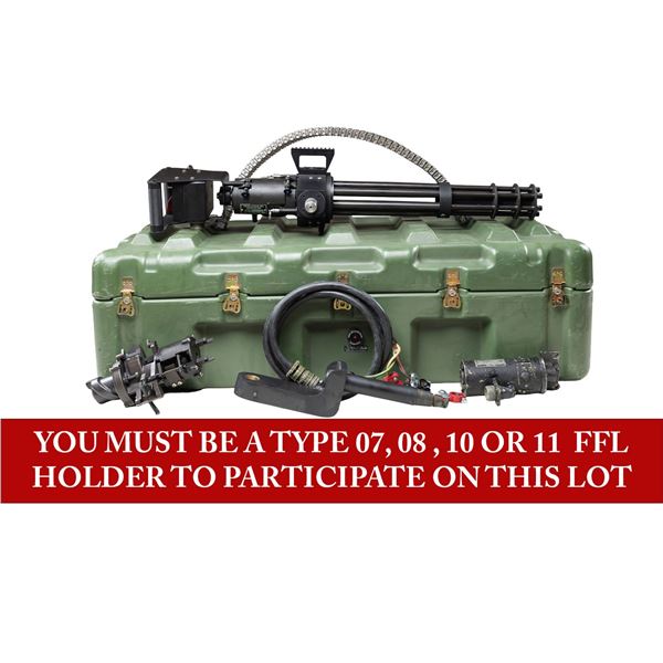 RARE ASI / GENERAL ELECTRIC M134 "MINI GUN" POST