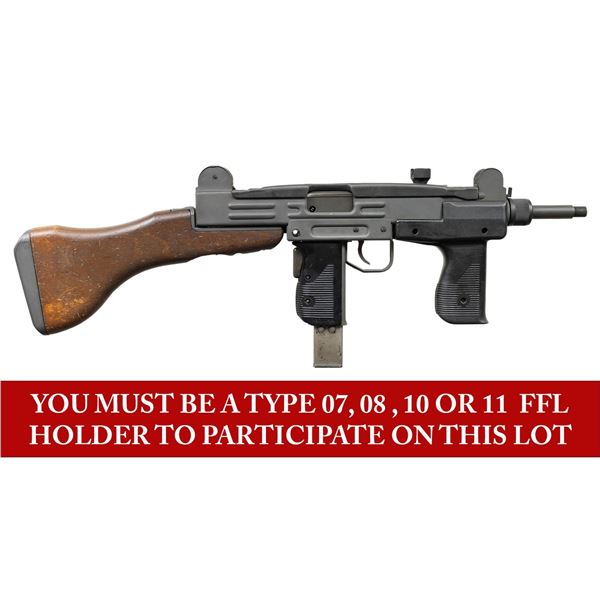 POST 86 DEALER SAMPLE ISRAELI UZI SUBMACHINE GUN.