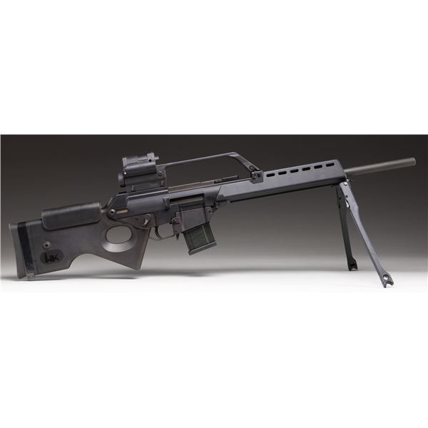 H&K MODEL SL8-1 SEMI AUTO RIFLE.
