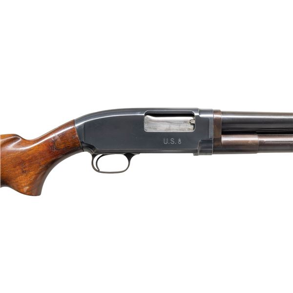 WINCHESTER MODEL 12 PUMP ACTION SHOTGUN IN TRENCH