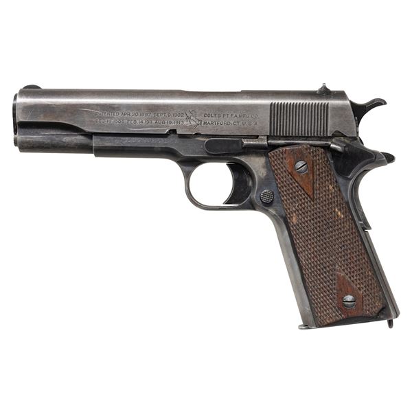 1918 COLT MODEL 1911 U.S. ARMY SEMI AUTO PISTOL.