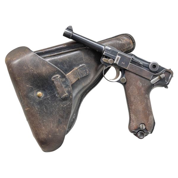 WEIMAR ERA DWM P.08 CONVERSION POLICE LUGER