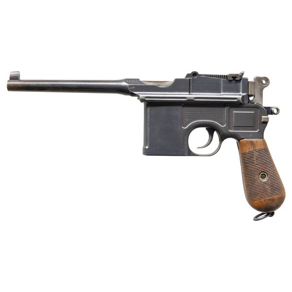 MAUSER C96 BROOMHANDLE SEMI-AUTOMATIC PISTOL.