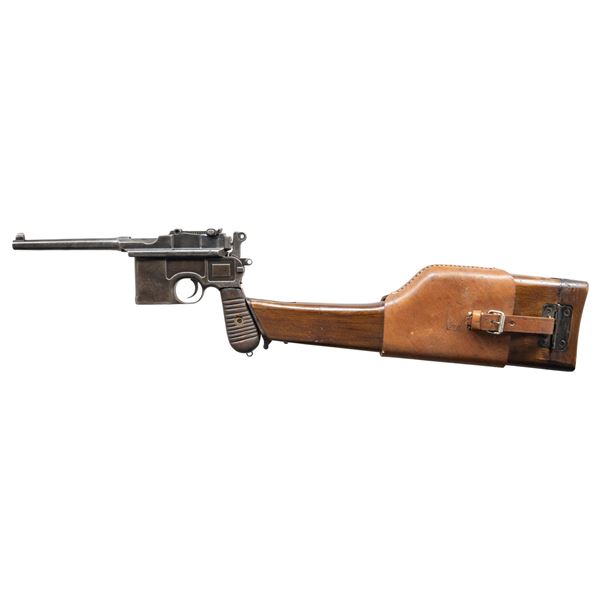 MAUSER C96 BROOMHANDLE SEMI-AUTOMATIC PISTOL WITH