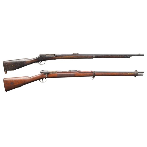 LOT OF TWO JAPANESE MURATA BOLT ACTION RIFLES.