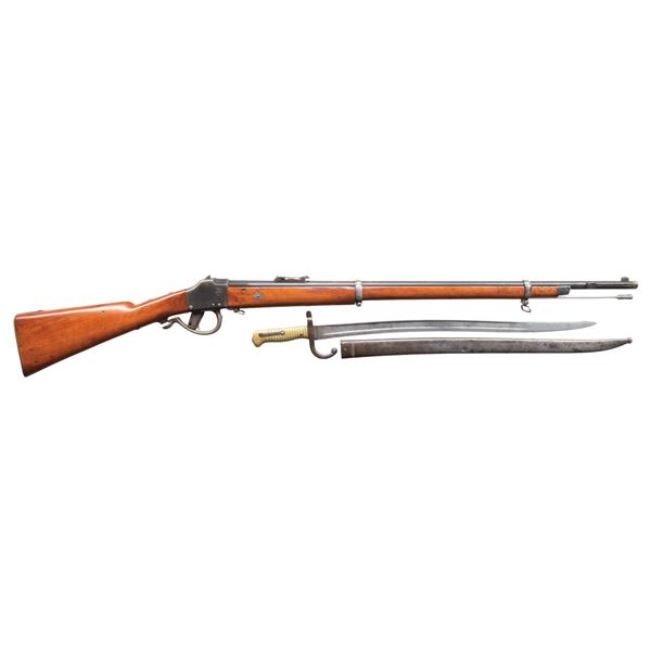 BRAZILIAN 1873 COMBLAIN SINGLE SHOT RIFLE.