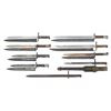 Image 2 : LOT OF ASSORTED FOREIGN MILITARY RIFLE BAYONETS.