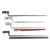 Image 1 : LOT OF 4 ASSORTED SOCKET BAYONETS.
