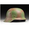 Image 1 : WWII GERMAN M42 HELMET WITH NORMANDY CAMOUFLAGE