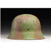 Image 3 : WWII GERMAN M42 HELMET WITH NORMANDY CAMOUFLAGE