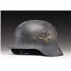 Image 2 : WWII GERMAN LUFTWAFFE M40 SINGLE DECAL HELMET.