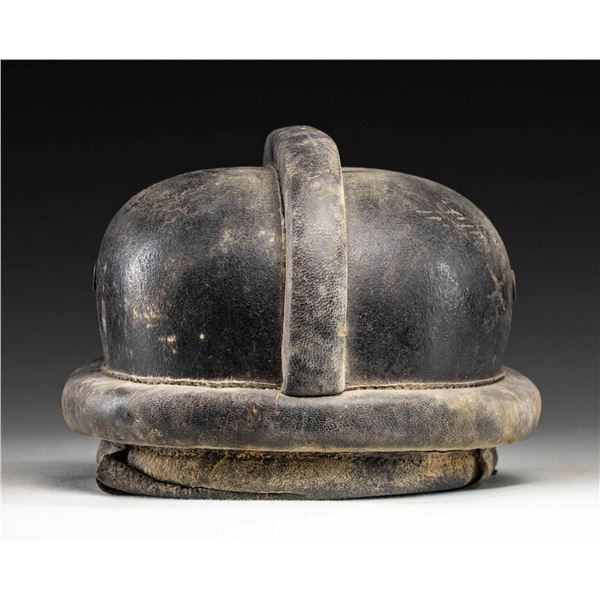 WWII GERMAN NSKK 1ST PATTERN MOTORCYCLE HELMET. - Poulin Auctions
