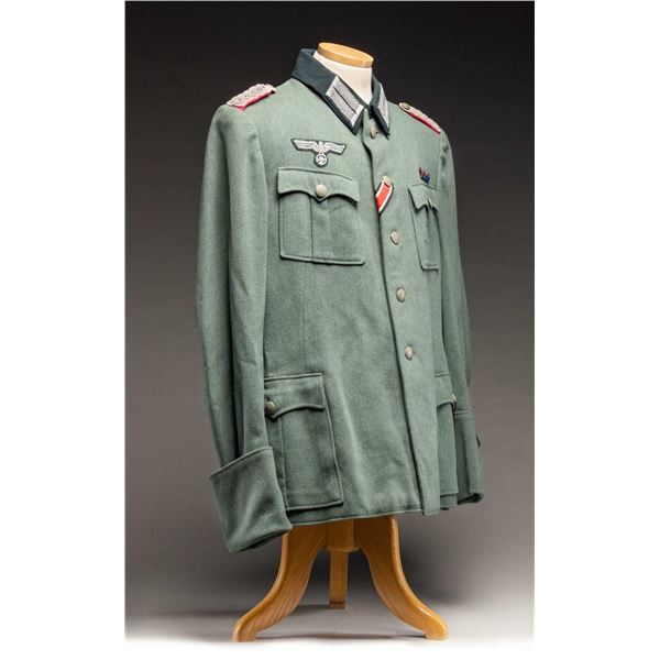 WWII GERMAN ARTILLERY MAJOR'S TUNIC FOR GENERAL'S
