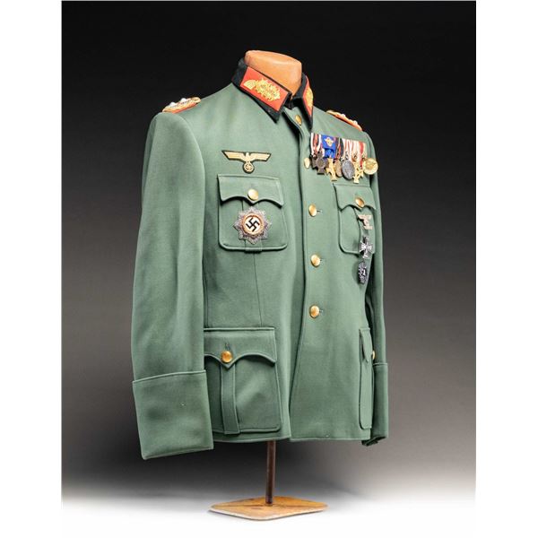 WWII GERMAN GENERAL'S TUNIC ALLEGEDLY BELONGING