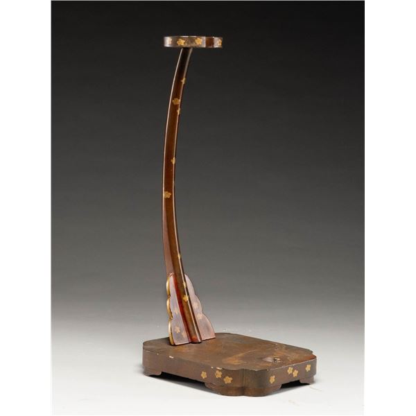 JAPANESE VERTICAL SWORD DISPLAY STAND OR KAKEDAI.