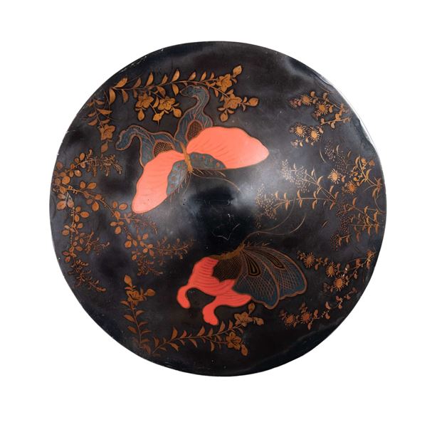 JAPANESE EDO OR MEIJI PERIOD LACQUERED WOOD