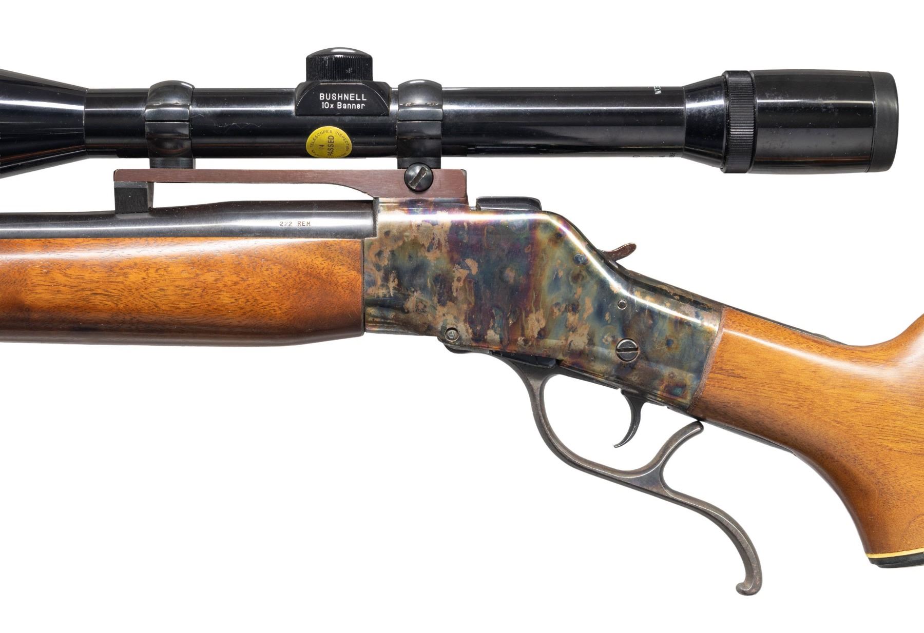 Comm Block Rifle CLERKE 222 REM. HI-WALL FALLING BLOCK RIFLE.