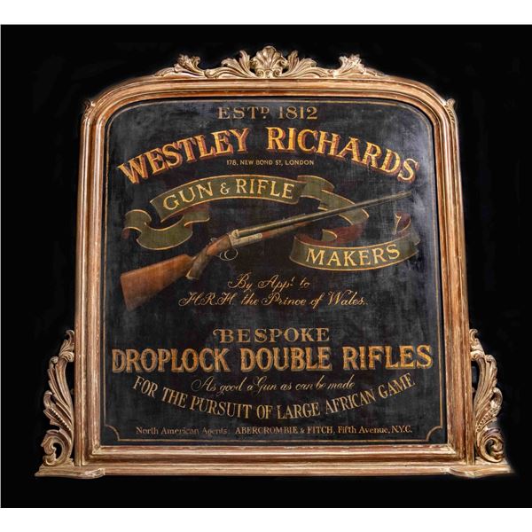 INCREDIBLE HAND PAINTED WOOD WESTLEY RICHARDS