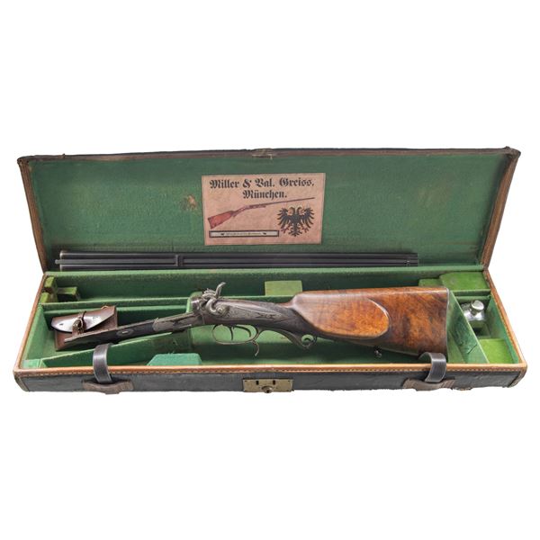 HAMMER DOUBLE RIFLE BY MILLER & VAL GREISS WITH
