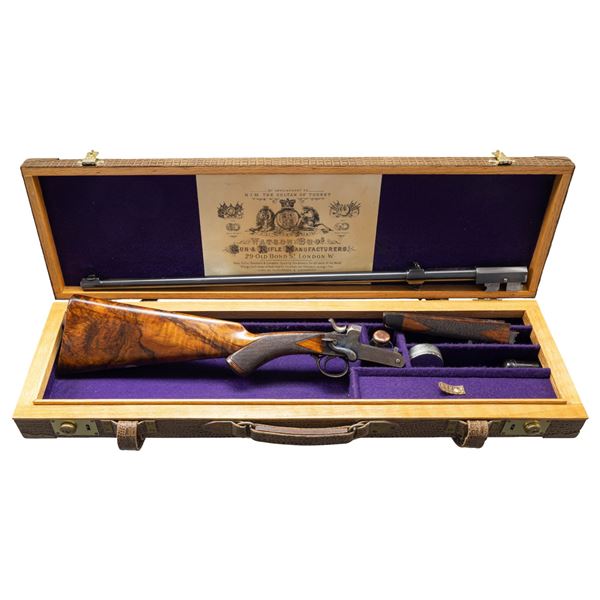 FINE CONDITION WATSON BROTHERS TIP-DOWN ROOK RIFLE