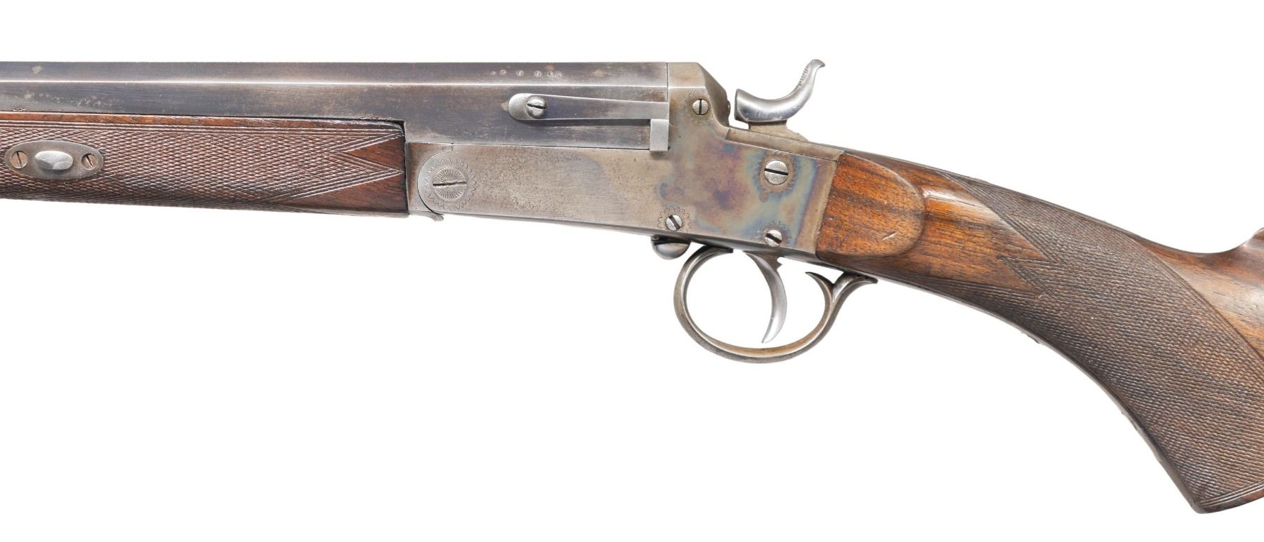 Mariette Rook BELGIAN MARIETTE GUILLAUME SIDE-LEVER ROOK RIFLE. - Poulin Auctions