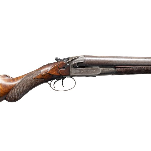 RARE DAVID KIRKWOOD 1880 PATENT BOXLOCK GAME GUN.