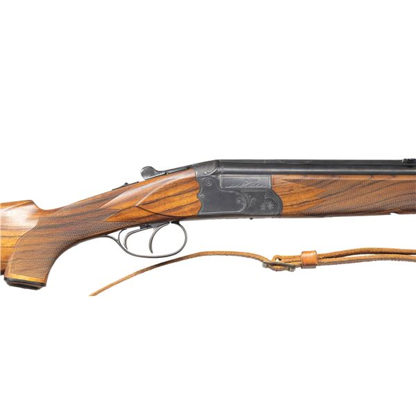 NICELY RESTORED SMALL CALIBER O/U RIFLE/SHOTGUN BY