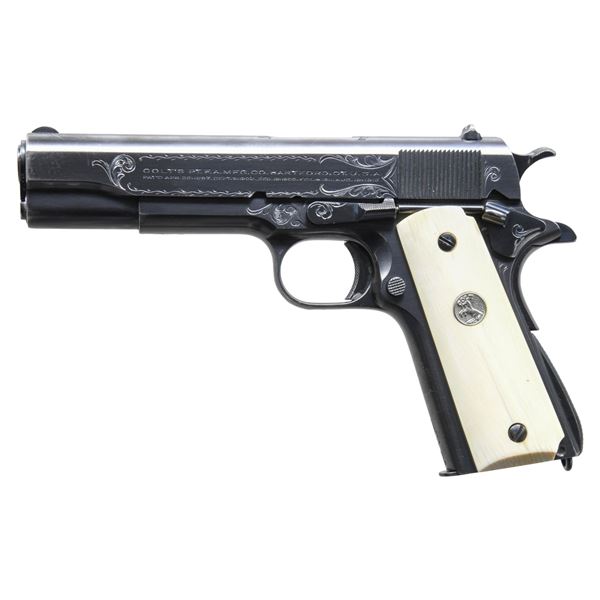VERY RARE PRE-WAR FACTORY ENGRAVED COLT 1911A1