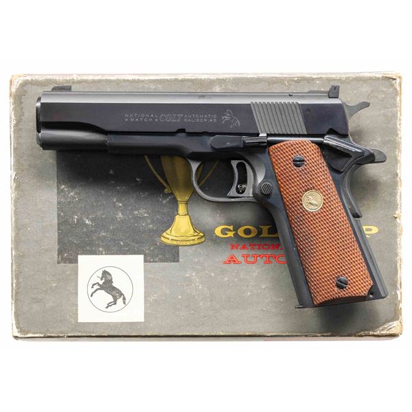COLT GOLD CUP NATIONAL MATCH SEMI AUTO PISTOL.