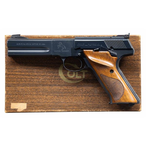 BOXED COLT THIRD MODEL WOODSMAN MATCH TARGET