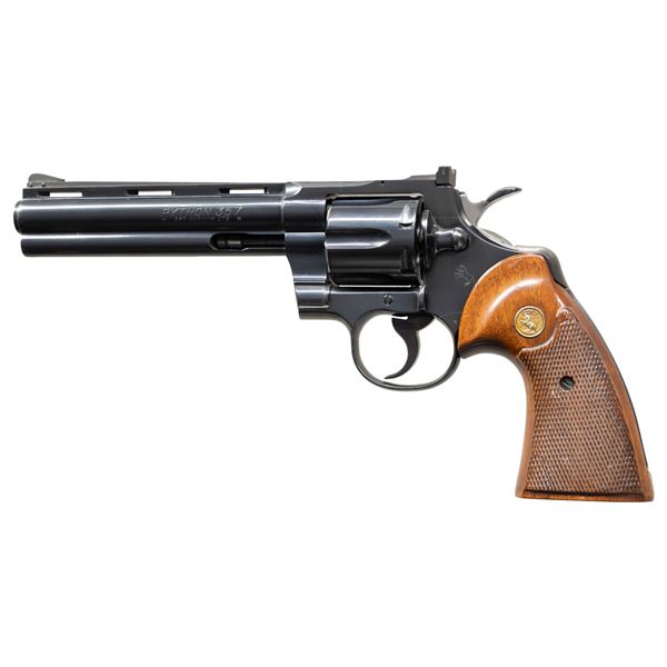 HIGH CONDITION COLT PYTHON DOUBLE ACTION REVOLVER.