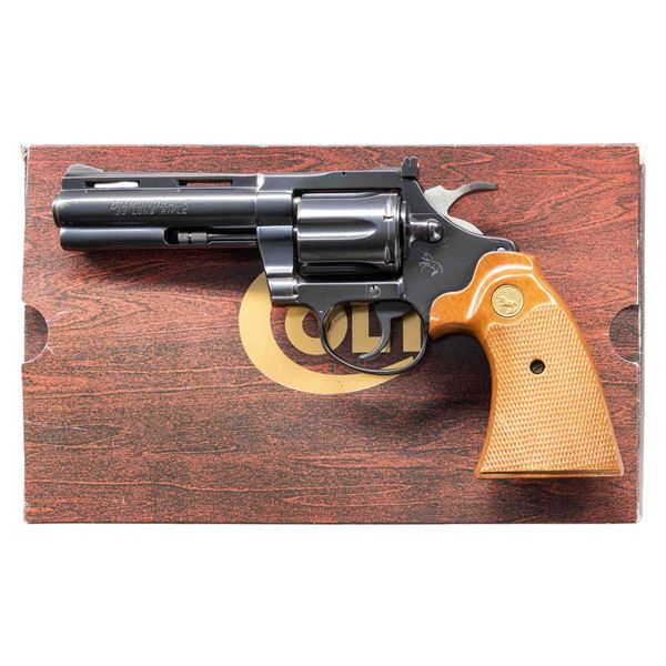 COLT DIAMONDBACK DA REVOLVER WITH ORIGINAL BOX.
