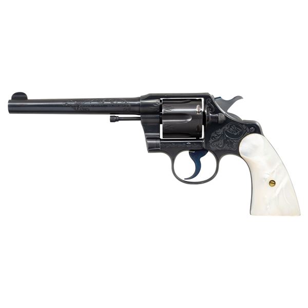 VERY RARE WILBUR GLAHN FACTORY ENGRAVED COLT ARMY