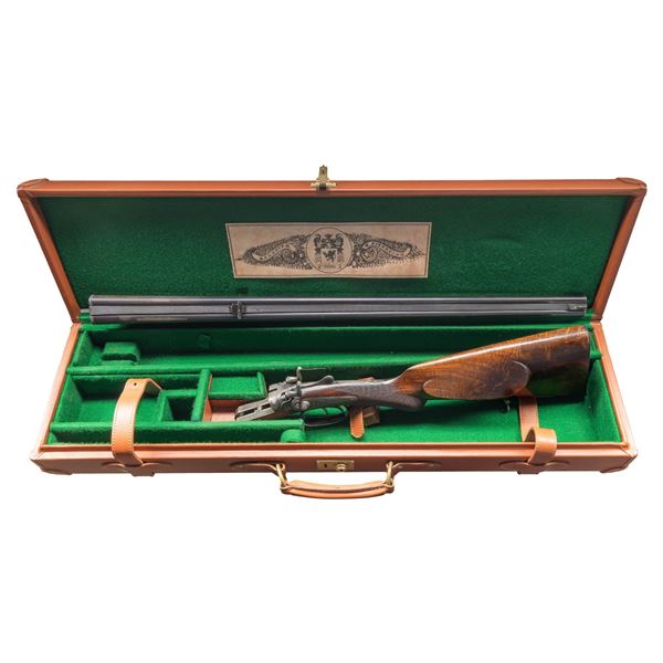 HIGH QUALITY HAMMER DOUBLE RIFLE BY H. SCHERPING