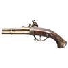 Image 2 : INNOVATIVE THREE ROTATING BARREL FLINTLOCK PISTOL