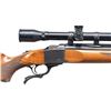 Image 2 : SCOPED RUGER No. 1-B FALLING BLOCK RIFLE.